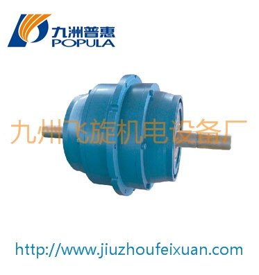 本系列电机用轴固定，轴不旋转，旋转的外壳上有固定风机叶轮的法兰