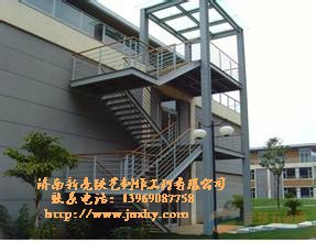 济南酒店消防铁楼梯公寓消防铁楼梯复式消防铁楼梯医