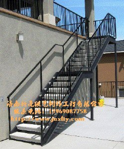 济南别墅消防钢楼梯小区消防钢楼梯会所消防钢楼梯 