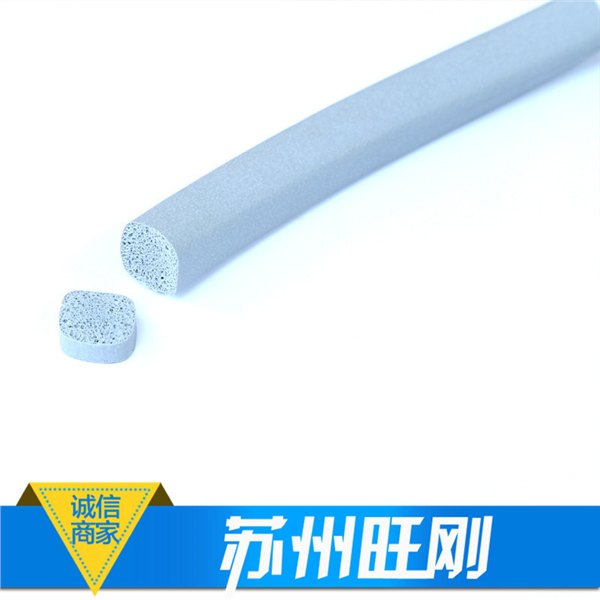 苏州旺刚防火耐高温低密度硅胶发泡条厂家、机箱机柜专用耐温防火保温密封条供应商