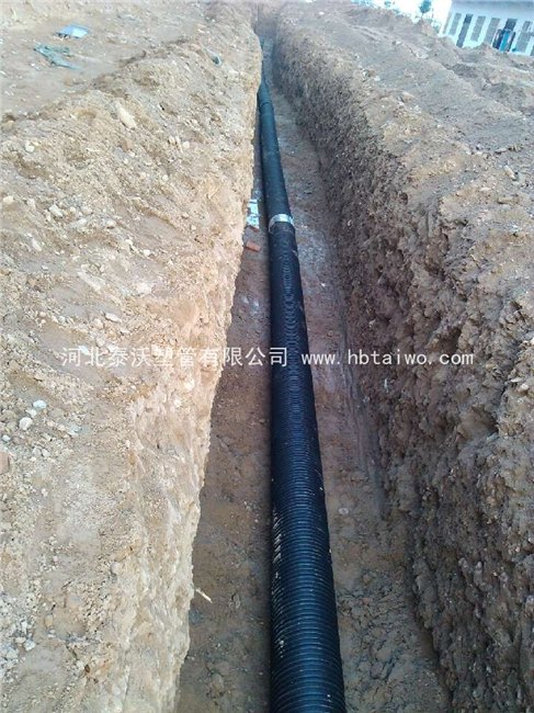 河北厂家现货直销塑钢缠绕管价格 规格