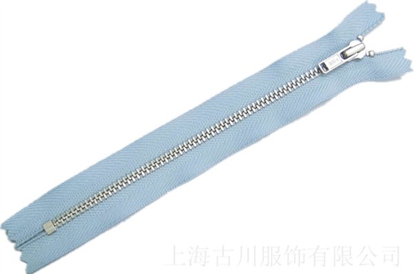 浙江温州正品YKK拉链3#Y型铝合金闭口拉链供应