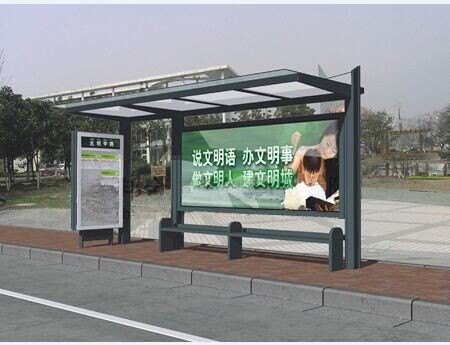 福建公交站台停靠点厂家首选赢隆专业制作安装
