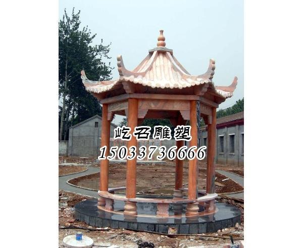 石雕亭子-石狮子价格-汉白玉石狮子-曲阳屹召雕塑