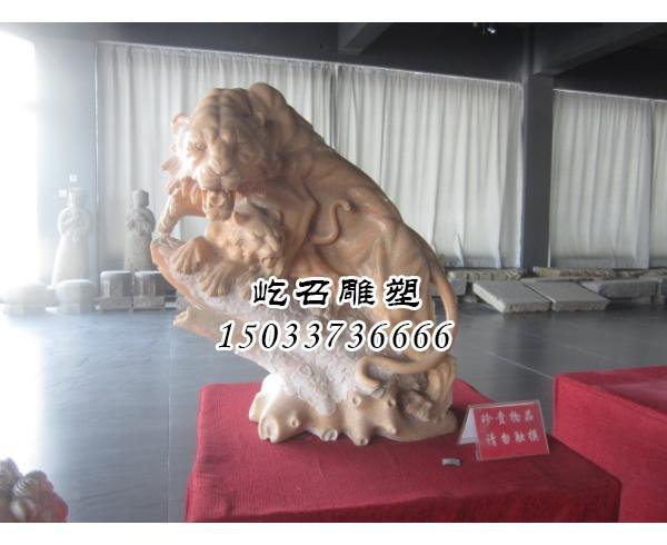 石雕老虎-石狮子价格-汉白玉石狮子-曲阳屹召雕塑