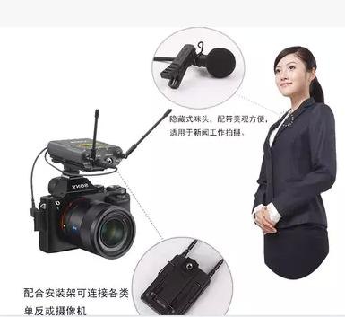 索尼UWP-D11 专业无线领夹采访话筒 UWP-V1升级版 麦克风 
