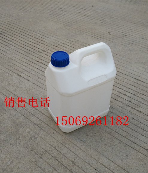 扁形白色4KG塑料桶、4L塑料壶批发厂家