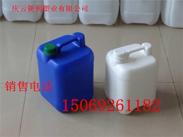 新利专业生产堆码5KG塑料桶5L小口方塑料罐