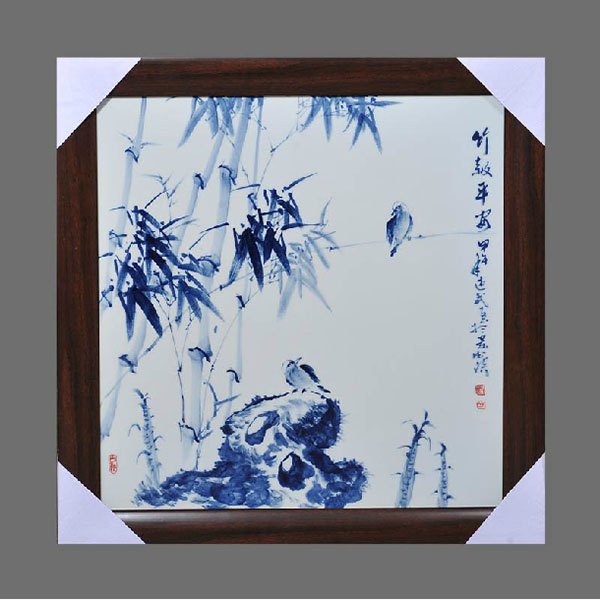 定做青花瓷片