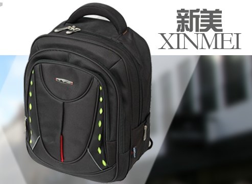 肇庆可靠的肇庆新美手袋背包设计定制：双肩电脑包团