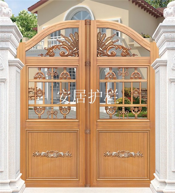 铝合金大门 豪华别墅大门 豪华庭院大门 铝艺大门
