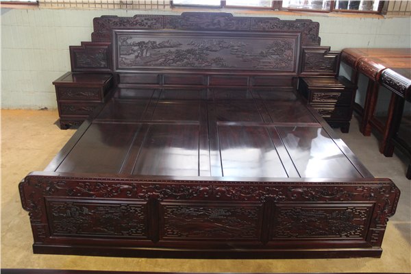 供应价格面议 红木家具极品酸枝床