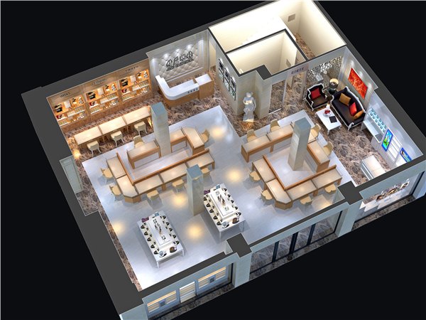 专业店面装修.专业烤漆柜台定制.厦门创视觉专业店