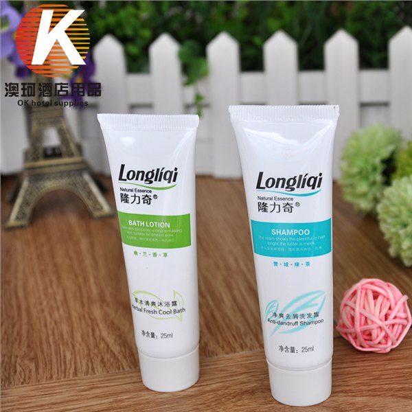 隆力奇正品洗发/沐浴露 25ml软管装高档宾馆洗发沐浴用品批发