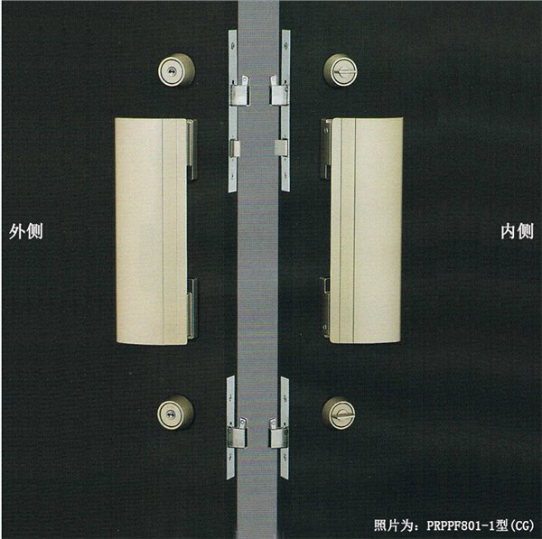 日本原装MIWA锁具高档进户门PPF型钩形锁舌锁
