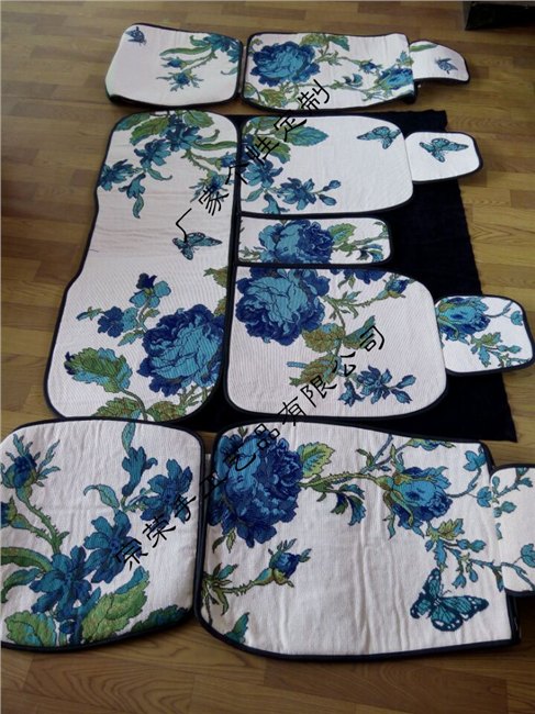 手工汽车座垫宝马汽车座垫纯手工艺品