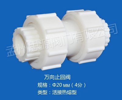 PPR止回阀生产厂家 PPR止回阀