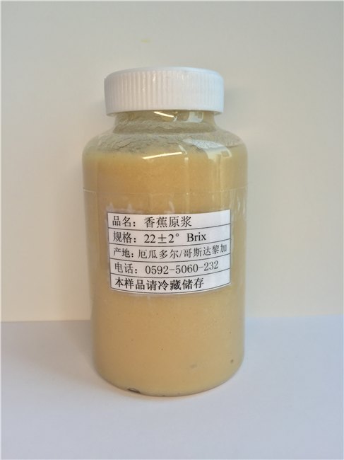 厄瓜多尔香蕉浆 哥斯达黎加香蕉浆 进口香蕉浆 香蕉泥 进口果汁原料