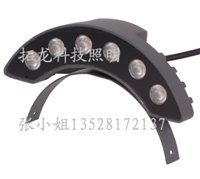6W大功率LED月牙灯 金黄光瓦片灯