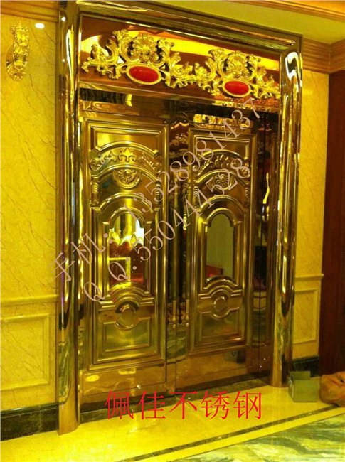 贵阳酒吧会所不锈钢发光包厢门板  夜总会会所大门  双开包厢门板