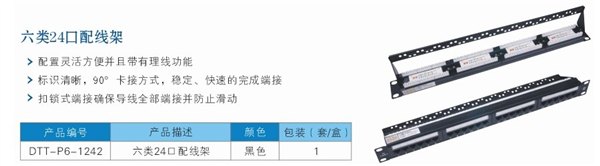 六类24口配线架