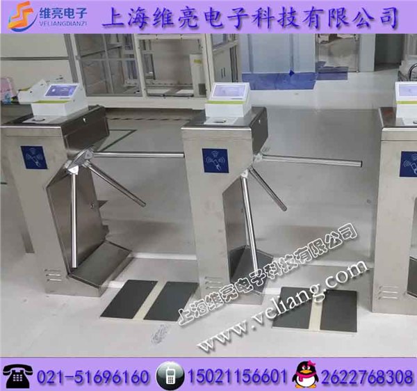 刷卡静电测试三辊闸，LCD屏显示阻值三辊闸