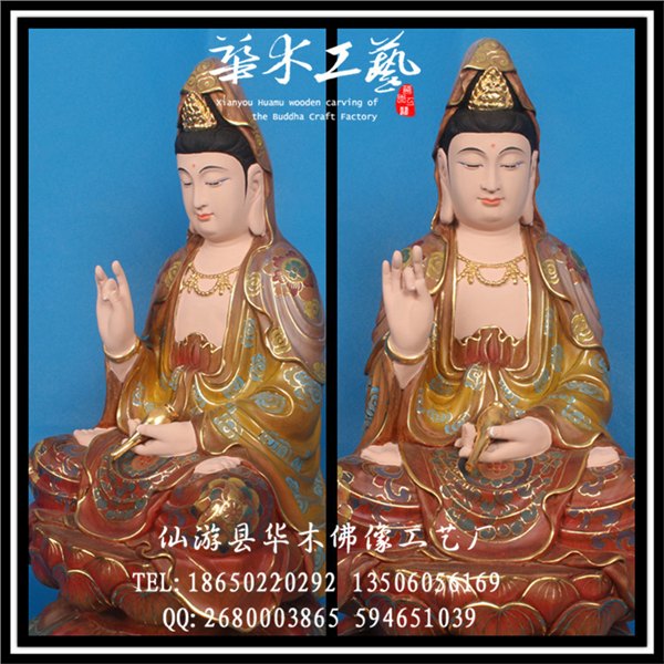 莆田佛像厂家批发 大型木雕佛像