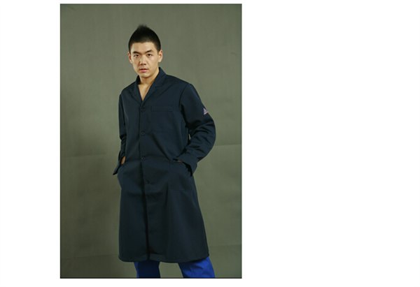 河北哪里供应销量好的防酸防静电服深兰大褂_防酸防