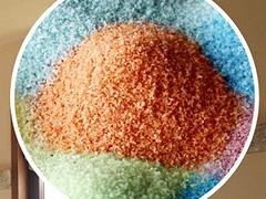专业供应红色烧结彩砂：优质的炫彩红烧结彩砂火热供