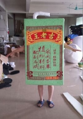 卡通王老吉行走人偶服装