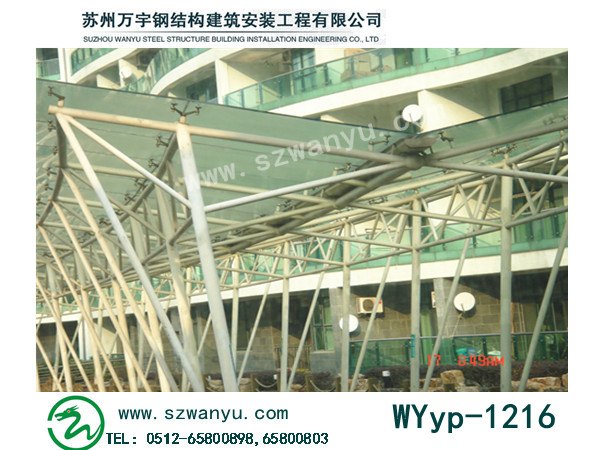 苏州钢结构车棚报价 钢结构雨棚价格 钢结构厂家直