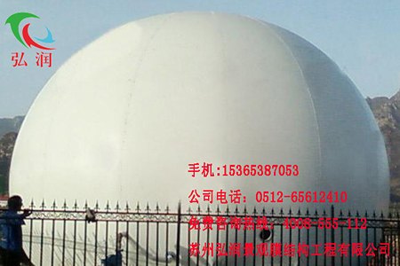 常熟沼气污水池膜结构