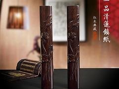 专业的压书枕|精雕细琢的非洲酸枝木雕花镇尺供应