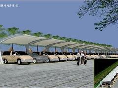 车棚膜结构建造哪里有提供，交通建筑云南亨立膜结构