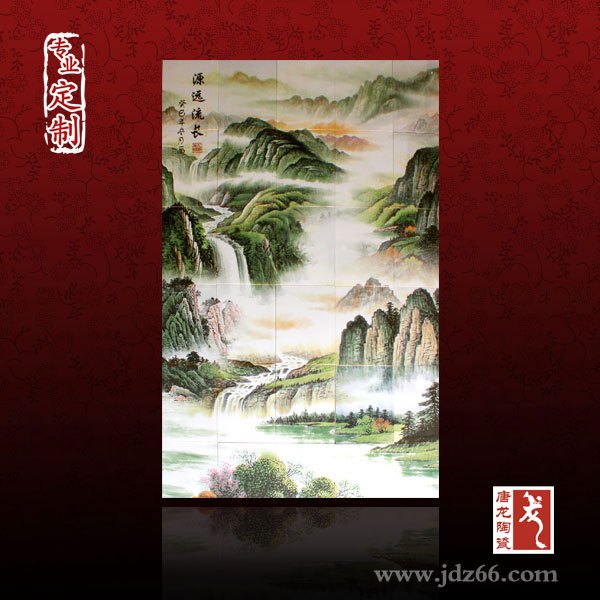 手绘背景墙　定做手绘背景墙厂家