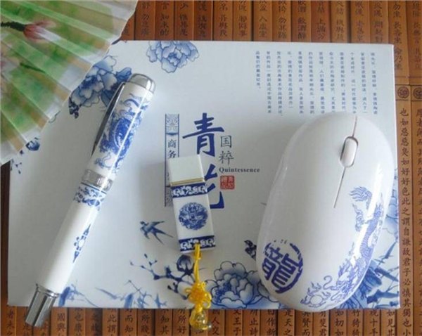 创意礼品U盘定做 卡片U盘 青花瓷商务U盘礼品定制