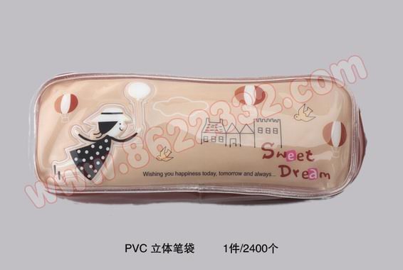 卡通PVC笔袋直销、学生PVC笔袋报价、喆祥纸品文具