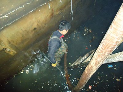 苏州化粪池抽粪【隔油池清洗】抽粪/抽污水污泥》污水管道清洗