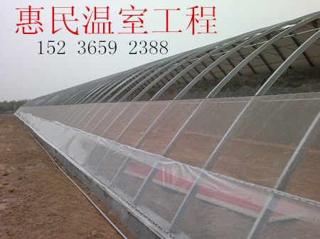 郑州漯河半地下式温室大棚怎么建 惠民基地建设