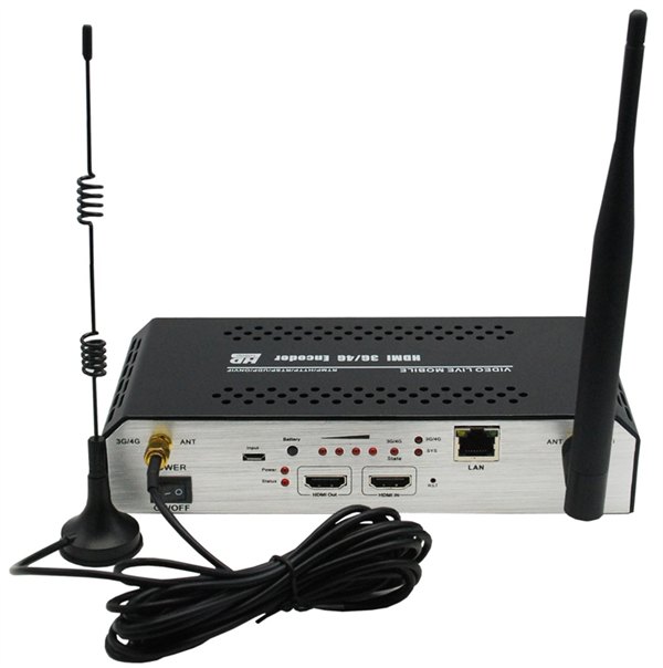 H.265视频高清编码器 3G/4G/WIFI无线编码器 户外视频直播
