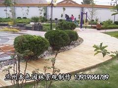 甘肃防腐木栈道安装|本色园林知名的防腐木栈道销售