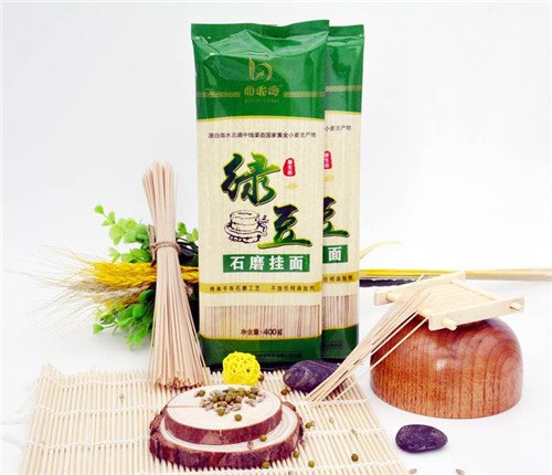 有机绿豆挂面-雁泥湾 厂家