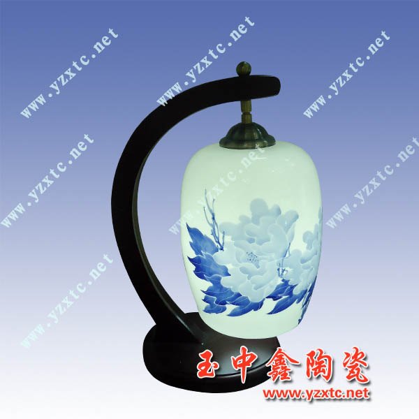 陶瓷灯具，手绘青花陶瓷灯具生产厂家
