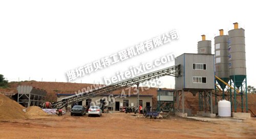 HLS60/75/90/120/240混凝土搅拌楼价格