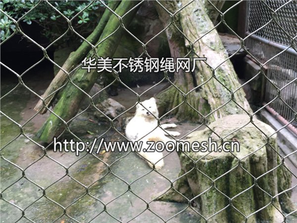 华美提供石家庄地区专业钢丝绳网_钢丝绳编织绳网