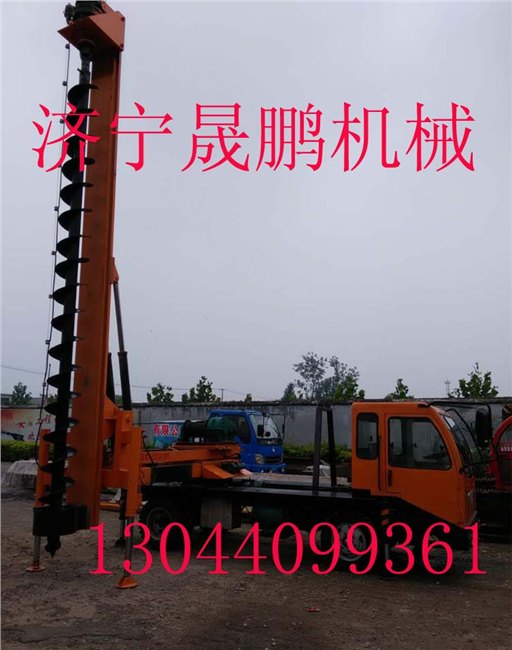 360度履带打桩机 打桩机批发 打桩挖坑机