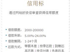 可乐贷信用标机构|诚信借贷哪家有