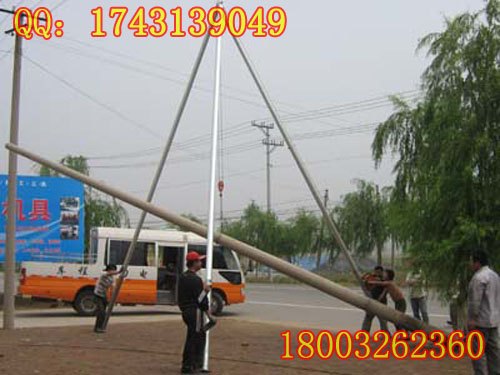 立杆机 铝合金立杆机 电线杆立杆机