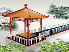 防腐木凉亭主选恒久金属制品——聊城防腐木凉亭