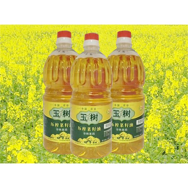 玉树菜籽油一级压榨菜籽油1.8L非转基因食用油